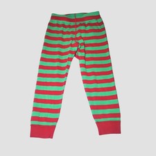 Hanna Andersson US 3 Kids 100 Organic Cotton Christmas Red Green Stripe Pants