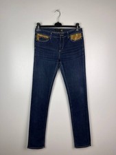 Just Cavalli vintage gold stud embellished woman size 27