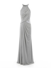 David's Bridal Light Gray Prom Dress/bridesmaid/evening /special occasions