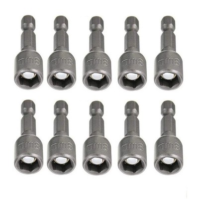 Saim 5/16'' Nut Driver Drill Bit Set, 10 PCS Hex Magnetic Impact Nut Setter UK#1