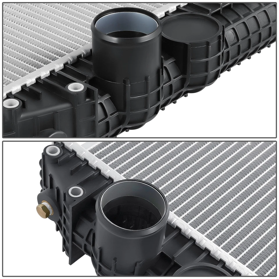 Radiador de 2 filas con núcleo de aluminio Freightliner Century Class/Columbia 2003-2007 Foto 3 de 4