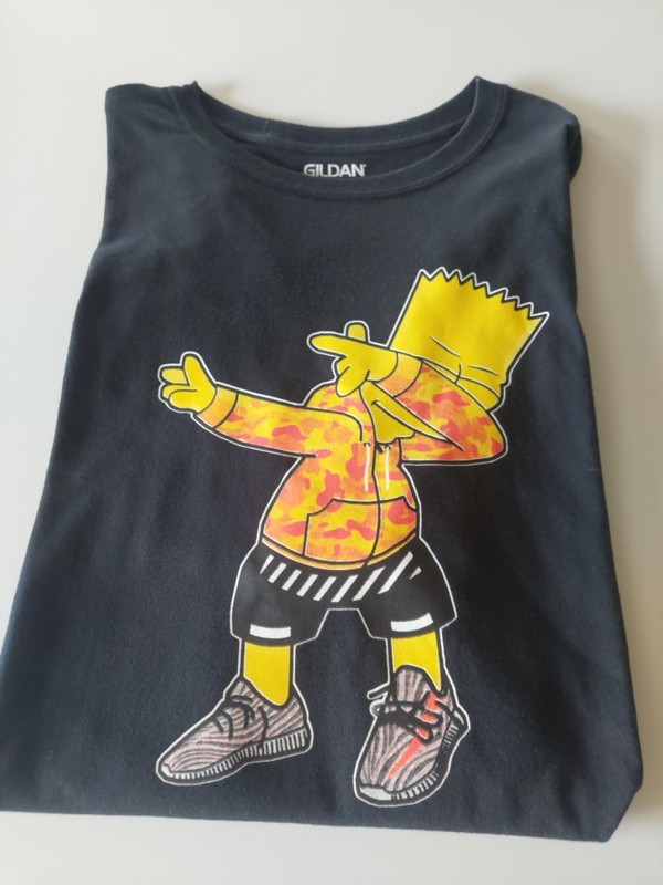 Men's Bart Simpson Shirt XL