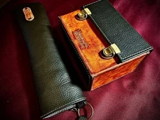 Decemberitem Pvt.Workshop Extreme Genuine Leather Deck Case Half No.MP43