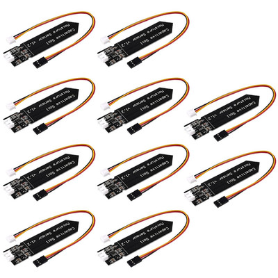 10PCS Capacitive Soil Moisture Sensor Analog Output Corrosion Resistant Soil
