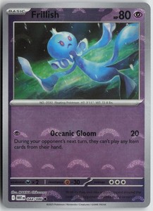 Frillish 044/086 White Flare Poke Ball Pattern Holo Common