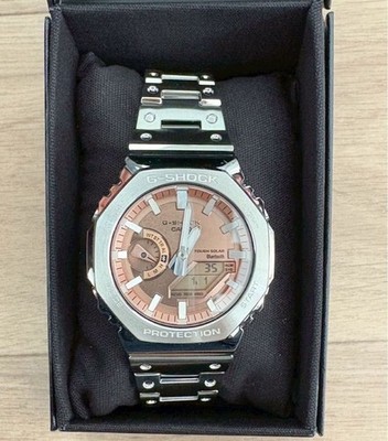 Casio G-Shock GM-B2100AD-5AJF Full Metal 2100 Series Silver Rose Gold Watch