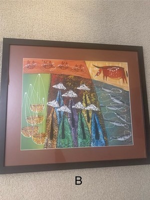 (B) Rare LE PHAN QUOC Painting WITH FRAME Vietnam Artist (A) Available