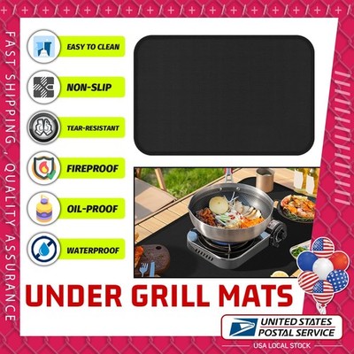 15.7''x23.6'' Fire Pit Mat for Solo Stove Mesa/XL Tabletop Waterproof & Non-Slip