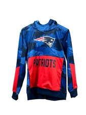 NFL Youth New England Patriots Hoodie Navy And Red Size L-14/16 NWT