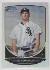 2013 Bowman Chrome Prospects Refractor Erik Johnson #BCP122 fm0