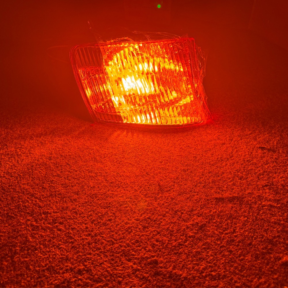 Pair JDM Clear Lens LED Side Marker Corner Light For Toyota Chaser