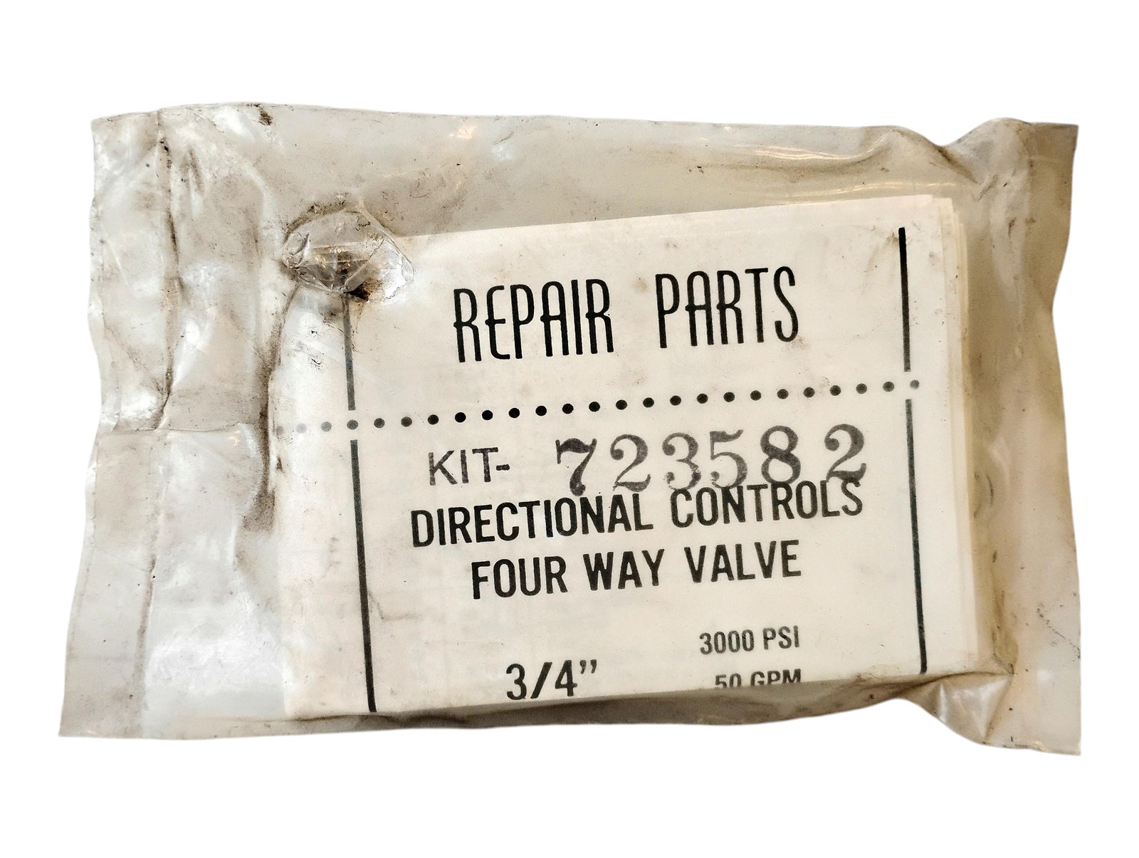 Bosch Racine 723582 Repair Kit for 3/4" 3000 PSI 50 GPM 4-Way Directional Valve