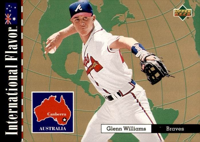1995 Upper Deck Minor League International Flavor #115 Glenn Williams Braves MLB