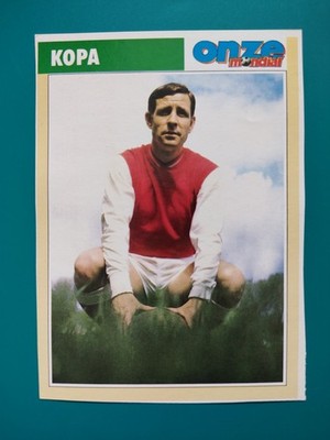  Raymond KOPA REIMS REAL MADRID FRANKREICH LEGEND FICHE ELF MONDE