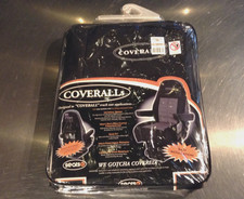 Seats Inc 181704xn1161 Coveralls Black On Black Seat Cover High Back New