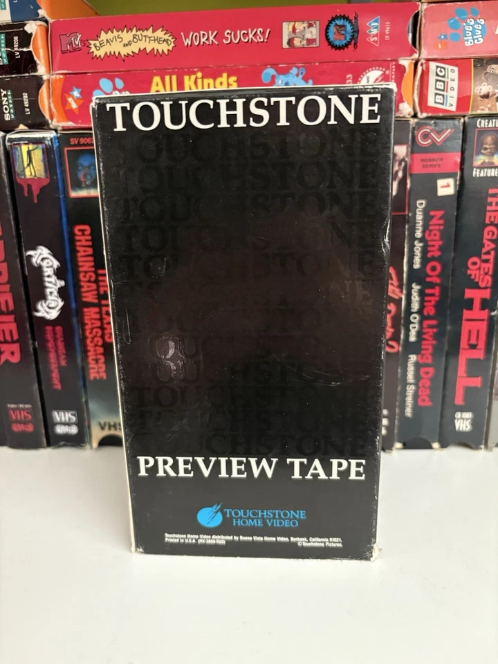 Dick Tracy Preview VHS Tape Touchstone Home Video Screener VERY RARE  - Image 3 of 4