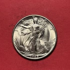 (1) Beautiful Vintage 1945-S Walking Liberty Half Dollar SELECT BU-BRILLIANT UNC