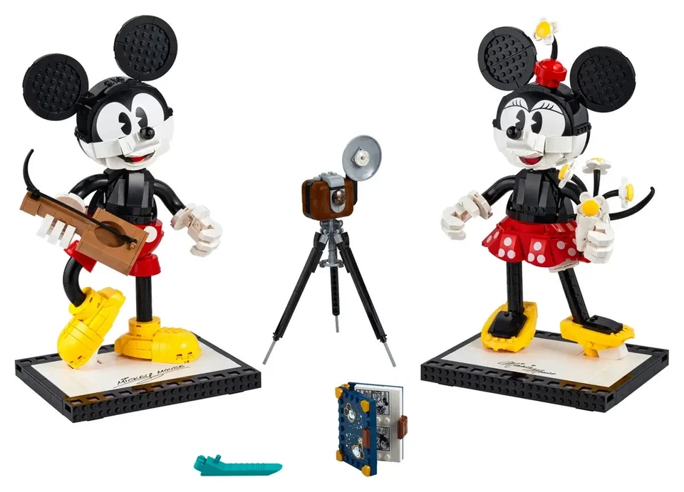 🐭NEW🐭 MOC 43179 Mickey Mouse & Minnie Mouse Building Blocks 1739pcs Disney - Image 2 of 4
