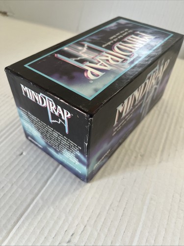 MindTrap Card Game Vtg Complete 1996 Pressman Mind Trap Brain Riddles ...