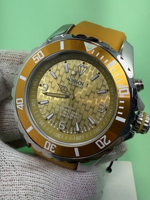 KYBOE! Giant Mariner 48mm Yellow 10ATM Water Resistance  display picture 2