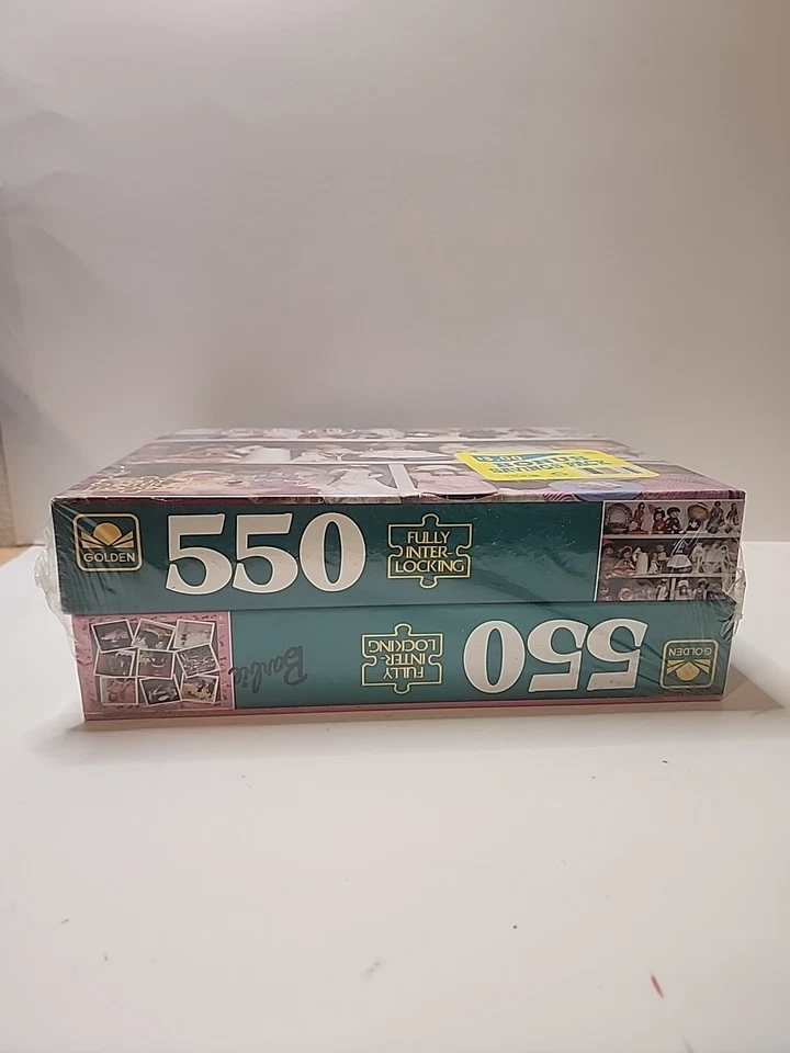 Juego de 2 Puzzles/Dorados 550 Piezas Barbie Nostalgi Y Muñecas Alrededor Del Mundo Foto 4 de 4
