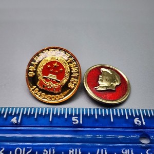 China Political Pins Mao Zedong & PRC 55th Anniversary 1949-2004 Collectible
