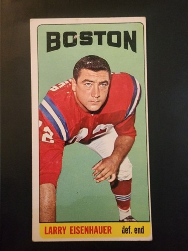 Larry Eisenhauer #8 1965 Topps card