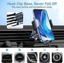 Car Phone Holder Mount, Super Stable Air Vent Cell Phone Car Mount with 2024 ...