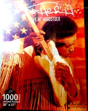 Aquarius~"Jimi Hendrix Live at Woodstock" 1,000 Piece Puzzle  NEW!! SEALED!!