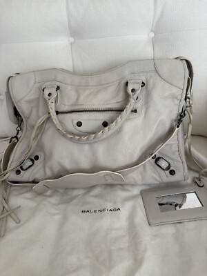 Balenciaga City Bag Large White | eBay