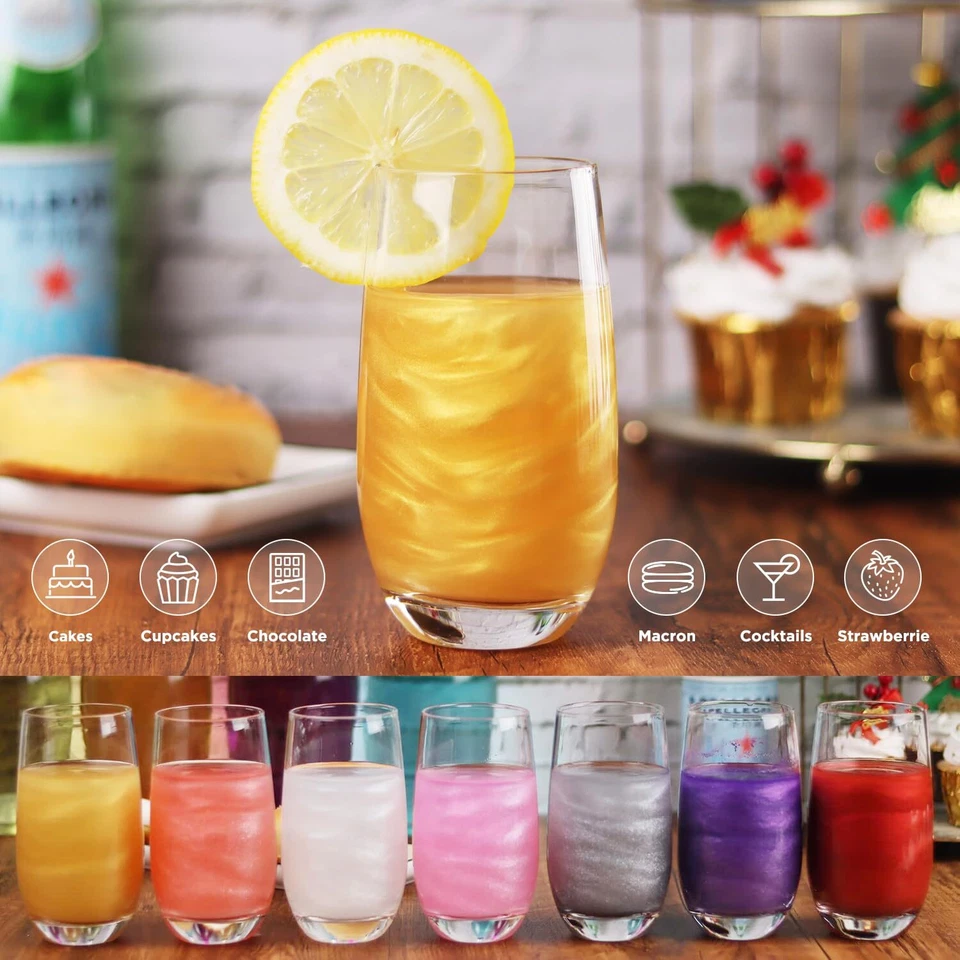 Shimmer 5g Edible Glitter Spray Edible for Cocktails,Luster Dust Cake Decorating - Image 4 of 4