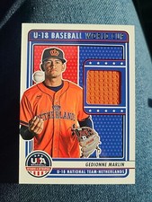 V80) 2023 Panini USA Stars and Stripes Gedionne Marlin Jersey SP RC Rookie