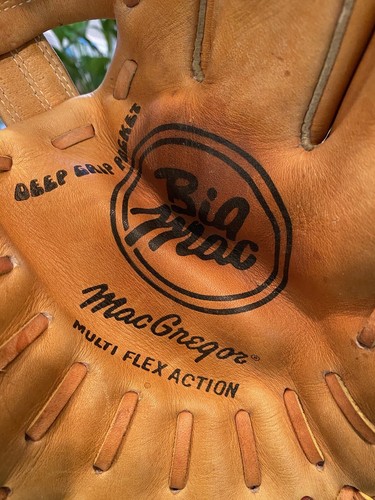 MacGregor MG60 Baseball Glove Big Mac RHT Mitt Deep Grip Pocket Right Hand 12” - Picture 6 of 11
