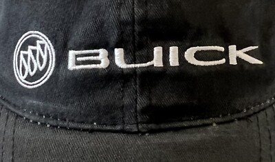 Casquette Buick Golf - Noire/blanche Brodée - Ajustable Homme