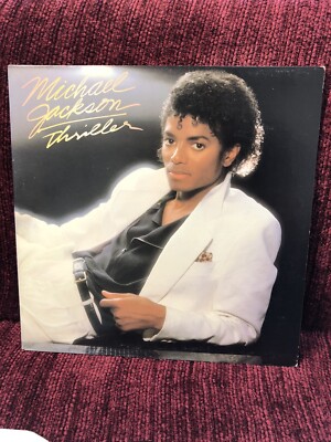 Michael Jackson - Thriller LP Vinyl 1982 Epic Records in GREAT