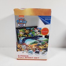 PAW PATROL 4 Pieces Full Sheet Set NEW