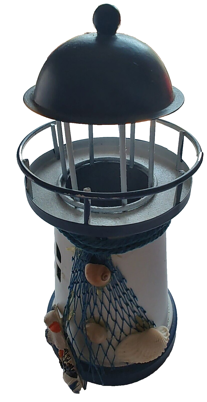 Lighthouse Blue White Home Table Decor Lights Up Battery Operated Working