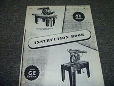 De Walt Model GE Power Saw Owner Operator Instruction Manual