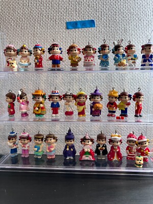 Peko chan Keychain figure lot milky poco fujiya mini Mascot set 30