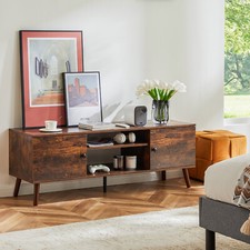 55" 60" TV Stand Mid Century Modern TV Stand Entertainment Center Media Console