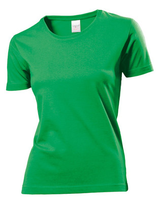 DAMEN T-SHIRT Tailliert Rundhals Kurzarm XS S M L XL XXL NEU Stedman S141