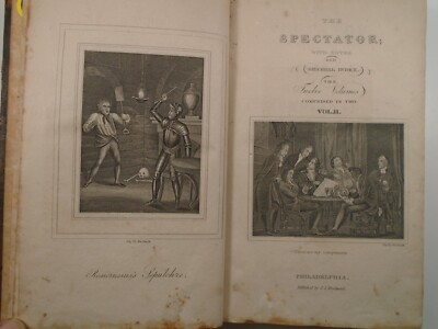 1829 SPECTATOR MAGAZINE 12 Vols Comprised in 2 - Volume 2 ONLY