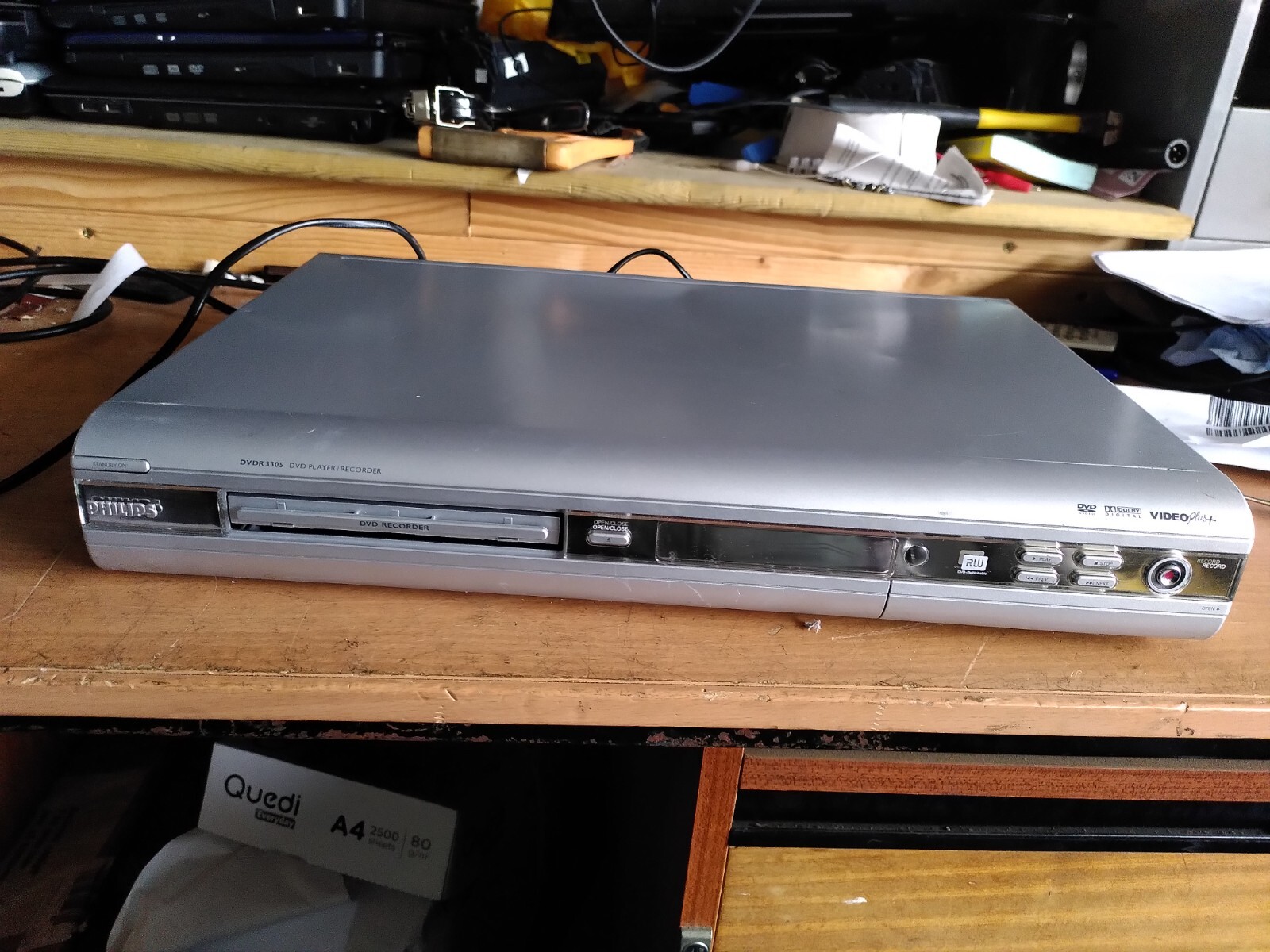 Philips DVDR3305/05 DVD player DVD Recorder , Scart, RCA, coaxial (514