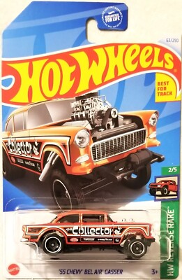 Hot Wheels - 2024 HW Reverse Rake 2/5 '55 Chevy Bel Air Gasser 63