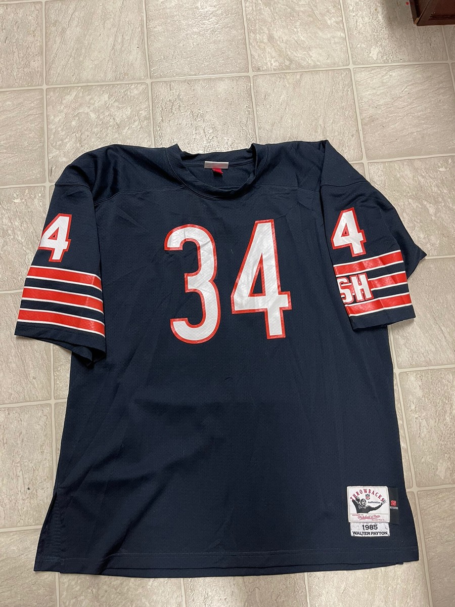 100% Authentic Chicago Bears 1985 Walter Payton Mitchell & Ness