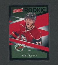 2010-11 Upper Deck Victory Black Justin Falk #224 Rookie RC NM-MT