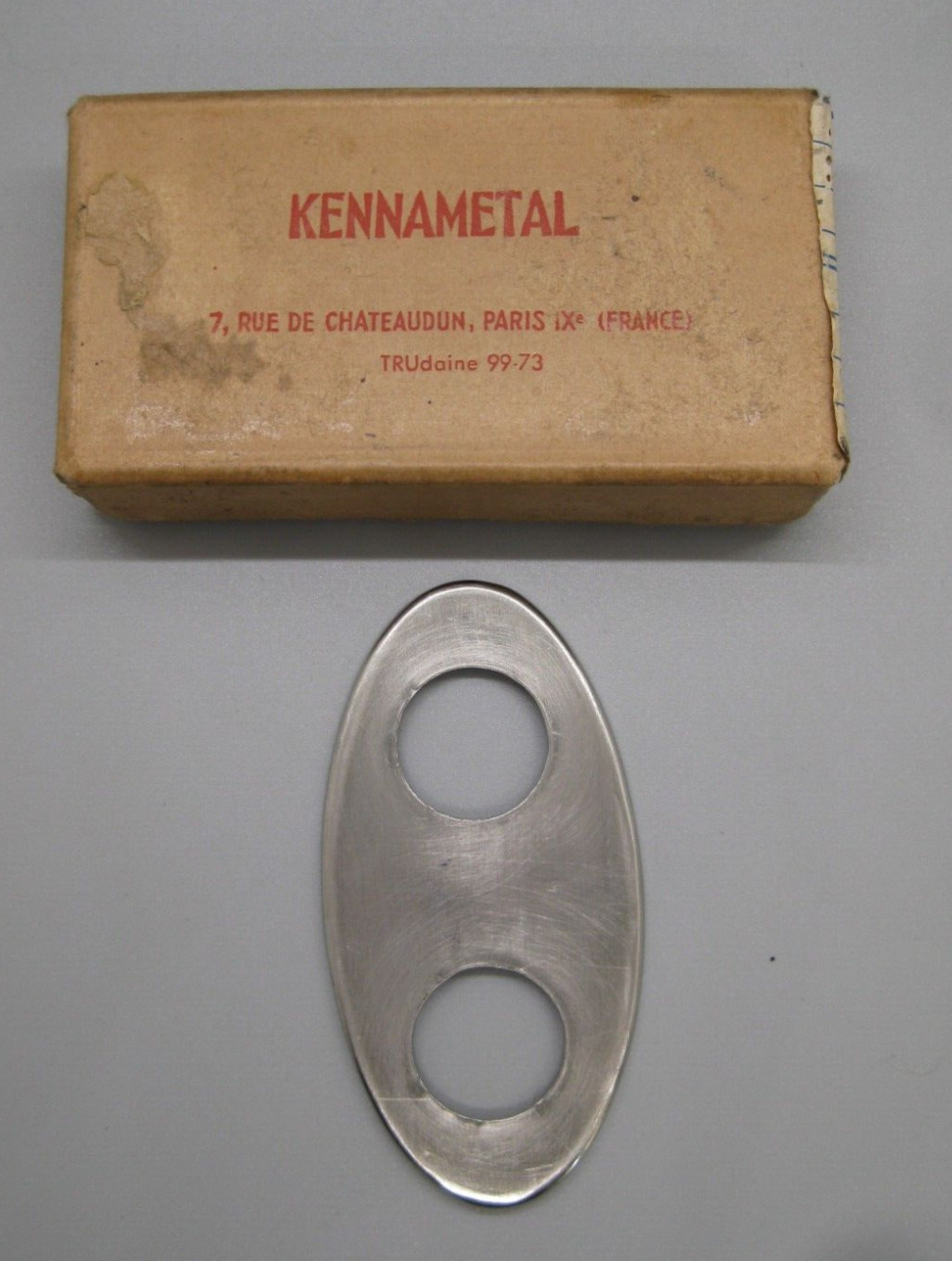 1934-40 PRE WAR BUGATTI T35 TYPE 35 T75 75 KENNAMETAL DASH BEZEL CHOKE BRAKE NOS