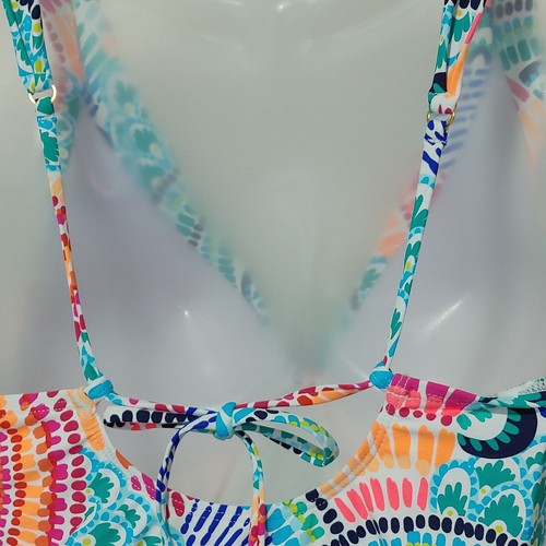 La Blanca Twist Front Tankini, Waves Of Color Women's Size 8 NEW - Picture 7 of 11