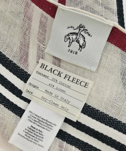 BLACK FLEECE BY Brooks Brothers Stole WhitexBlackxRed(Border BLACK FLEECE BY Brooks Brothers Stole WhitexBlackxRed(Border