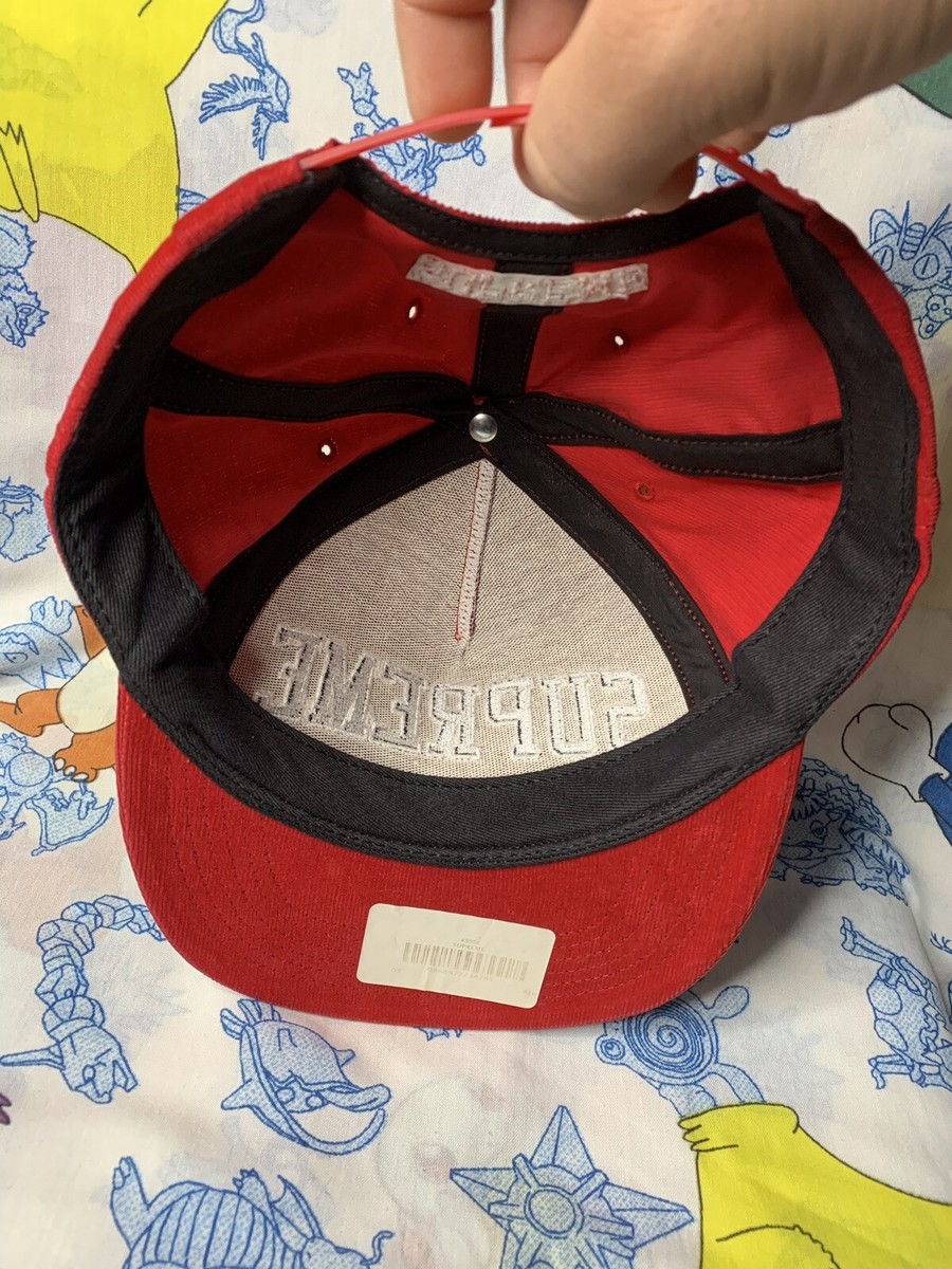 Supreme Champion Corduroy RED Snapback New | eBay